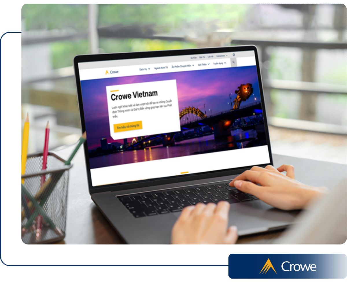 Giới thiệu website brochure của Crowe Vietnam