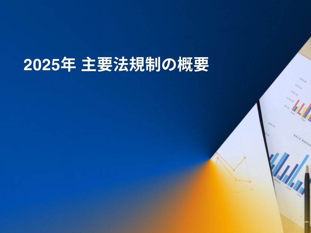 2025年 主要法規制の概要