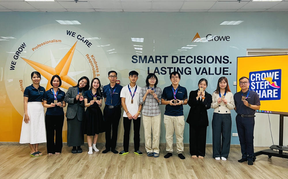 Crowe Step & Share – Chạy để khỏe, bước để vui, sẻ chia để gắn kết