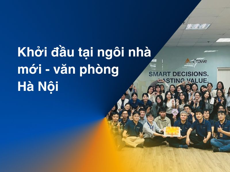 Khởi đầu tại ngôi nhà mới - văn phòng Hà Nội